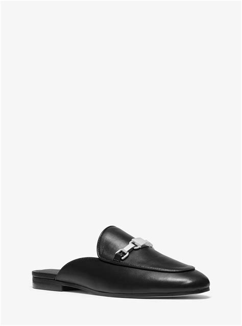 michael kors charlton leather mule|MICHAEL Michael Kors Charlton Leather Mule .